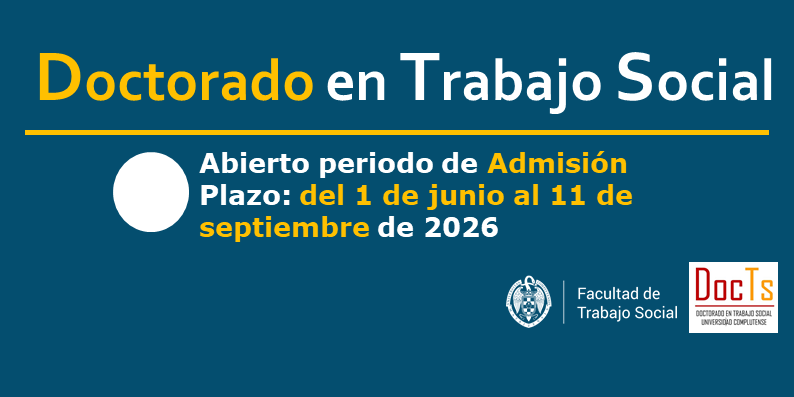 Abierto plazo de solicitud de Admisión al programa de Doctorado Curso 2026-27
